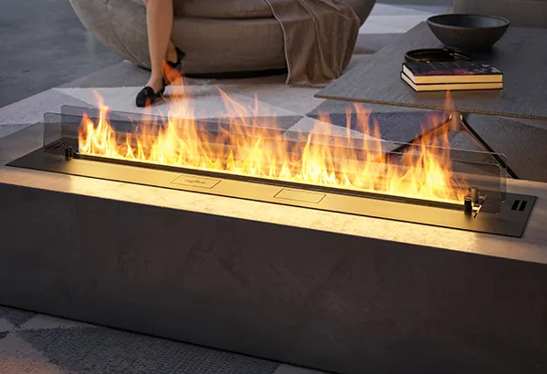 INFIRE BURNER ETRONIC BASIC 1200 - biokominek stworzony do zabudowy